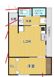 物件○○の間取り図