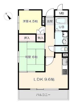 物件○○の間取り図