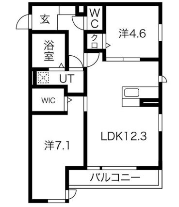 物件○○の間取り図