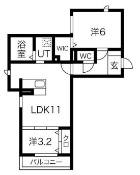 物件○○の間取り図