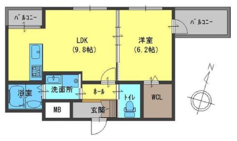 物件○○の間取り図