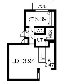 物件○○の間取り図