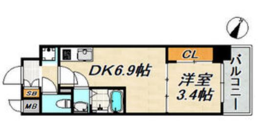 物件○○の間取り図