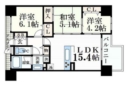 物件○○の間取り図