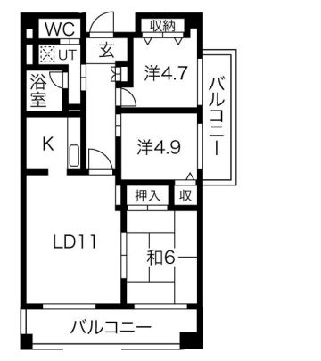 物件○○の間取り図