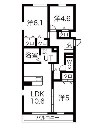 物件○○の間取り図