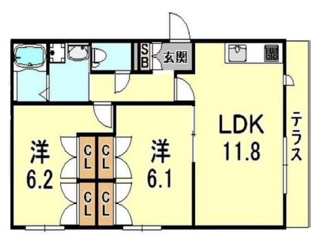 物件○○の間取り図