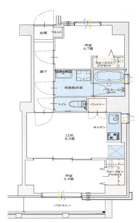 物件○○の間取り図