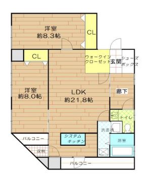 物件○○の間取り図