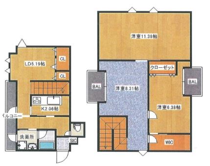 物件○○の間取り図