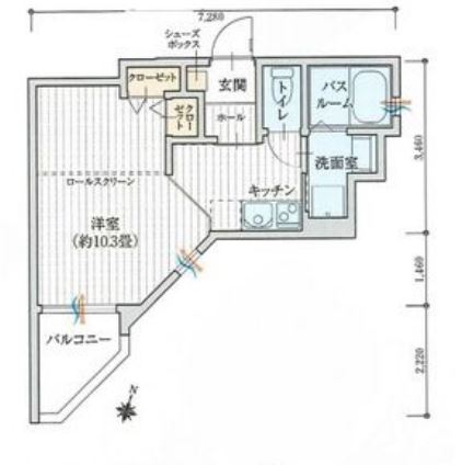 物件○○の間取り図