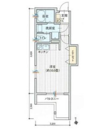 物件○○の間取り図