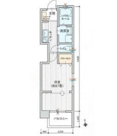 物件○○の間取り図