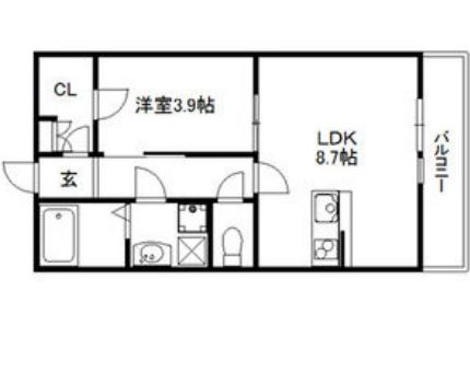 物件○○の間取り図