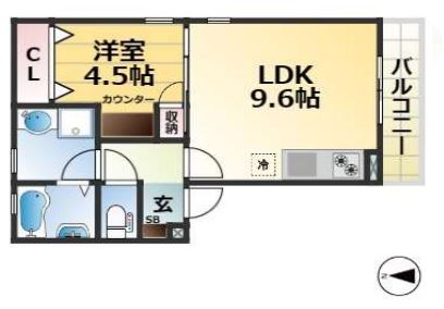 物件○○の間取り図