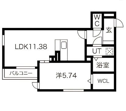 物件○○の間取り図