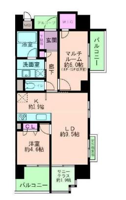 物件○○の間取り図