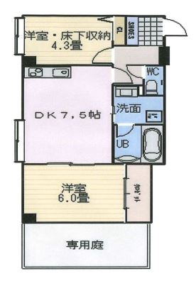 物件○○の間取り図