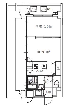 物件○○の間取り図