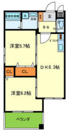 物件○○の間取り図