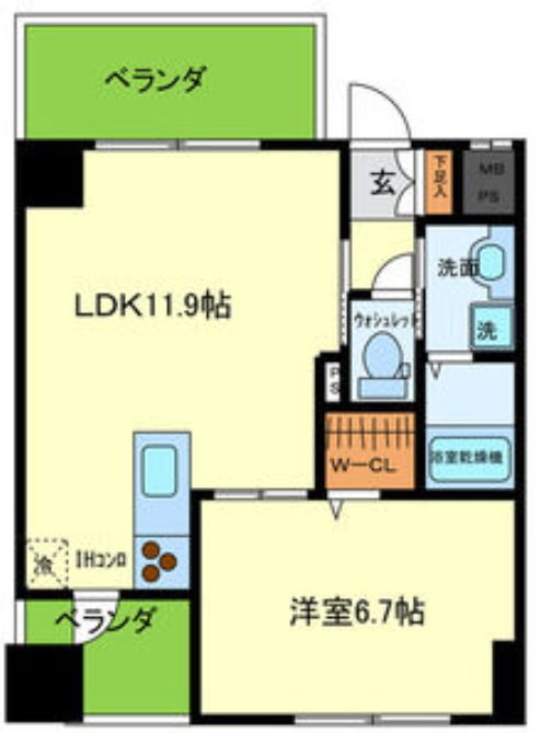 物件○○の間取り図