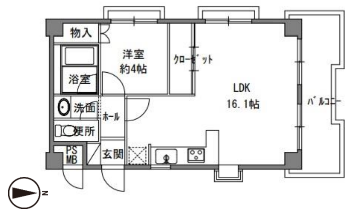 物件○○の間取り図