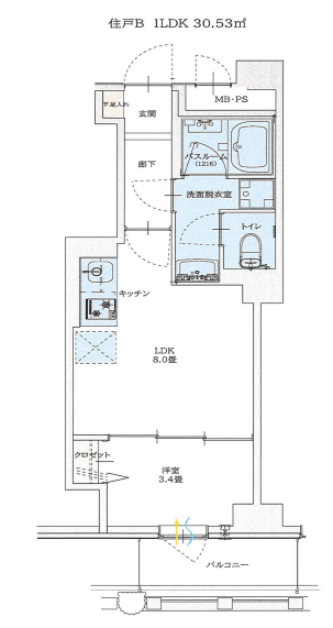 物件○○の間取り図