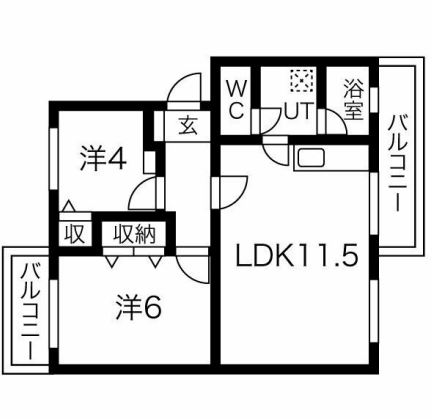 物件○○の間取り図