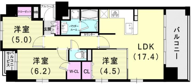 物件○○の間取り図