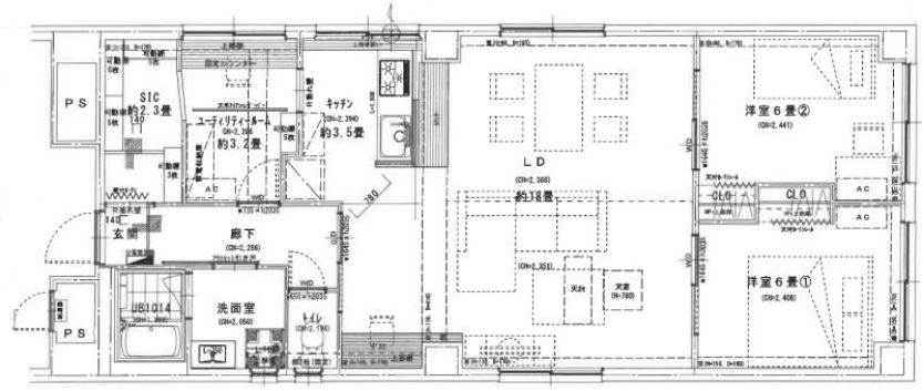 物件○○の間取り図