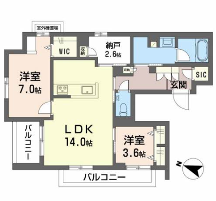 物件○○の間取り図