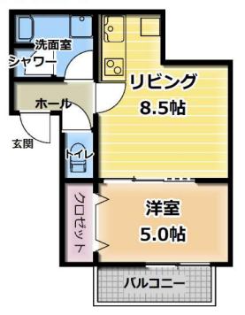 物件○○の間取り図