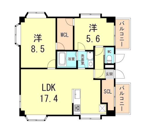 物件○○の間取り図