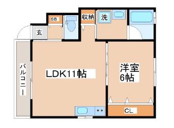 物件○○の間取り図