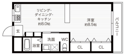 物件○○の間取り図