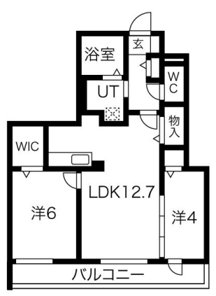 物件○○の間取り図