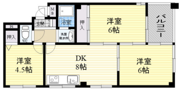 物件○○の間取り図