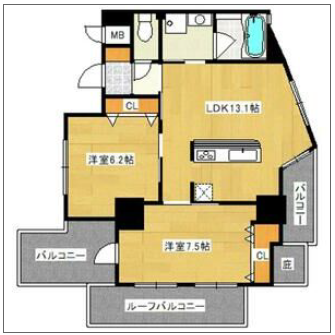 物件○○の間取り図