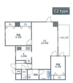 物件○○の間取り図