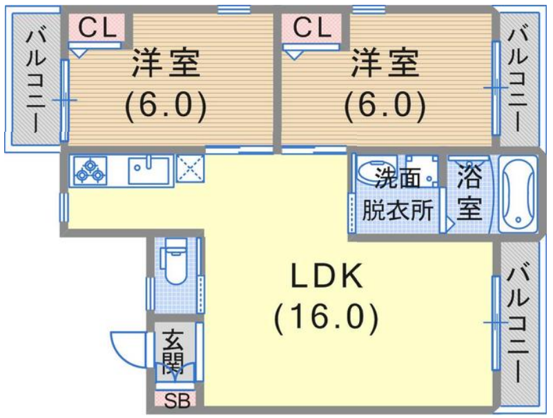 物件○○の間取り図