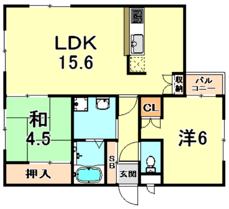 物件○○の間取り図