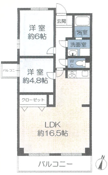 物件○○の間取り図