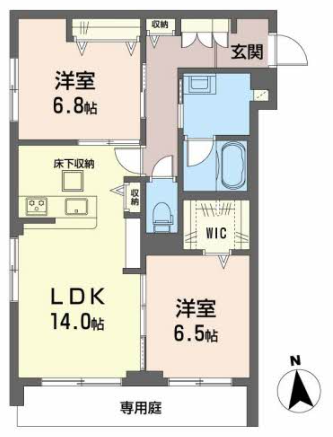 物件○○の間取り図