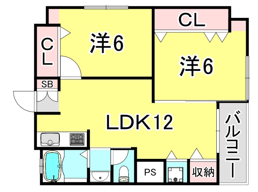 物件○○の間取り図