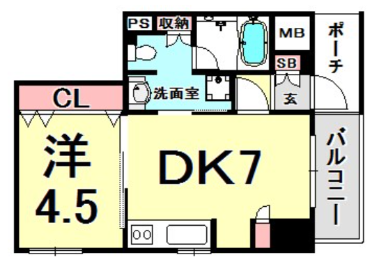 物件○○の間取り図