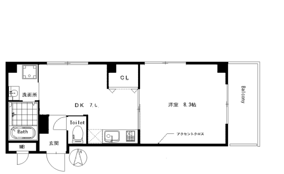 物件○○の間取り図