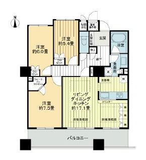 物件○○の間取り図