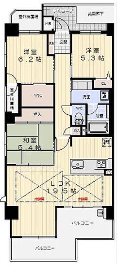 物件○○の間取り図