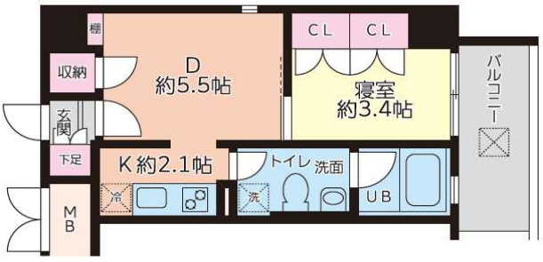 物件○○の間取り図