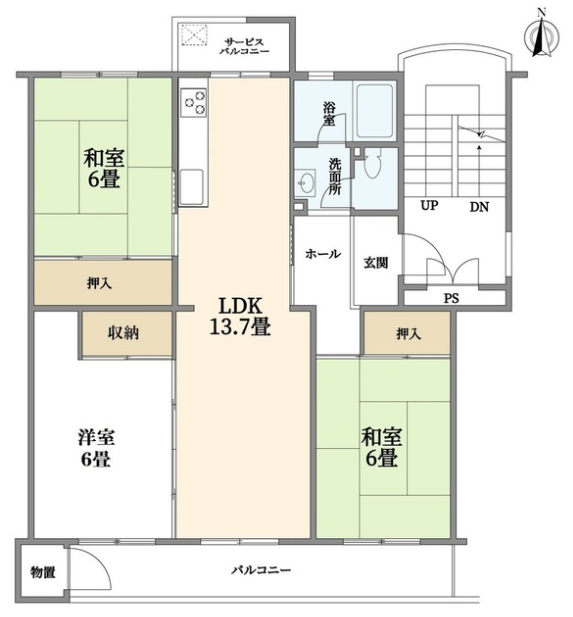 物件○○の間取り図